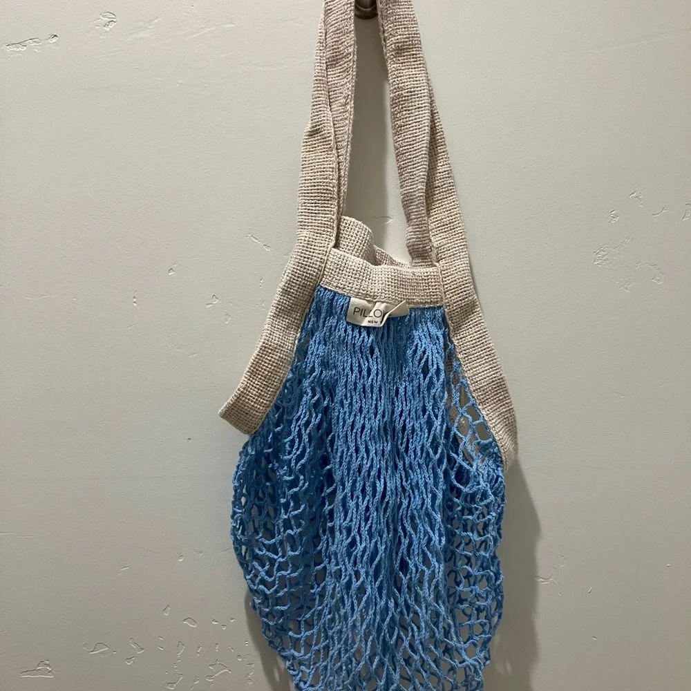 Pillowpia French Market Bag in French Blue